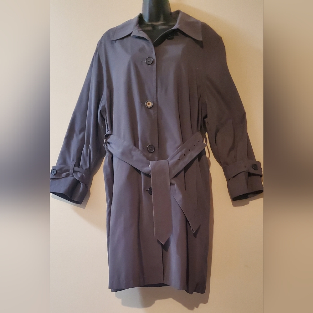 Trench London Fog Towne Charcoal  Coat